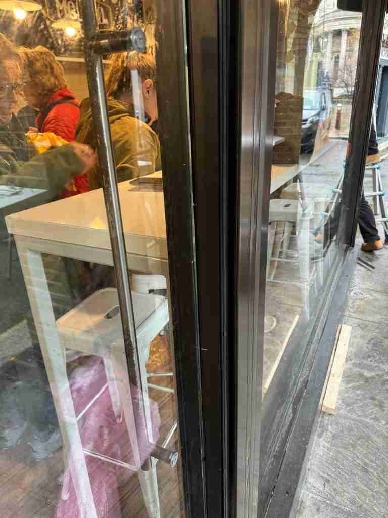 Smashed window